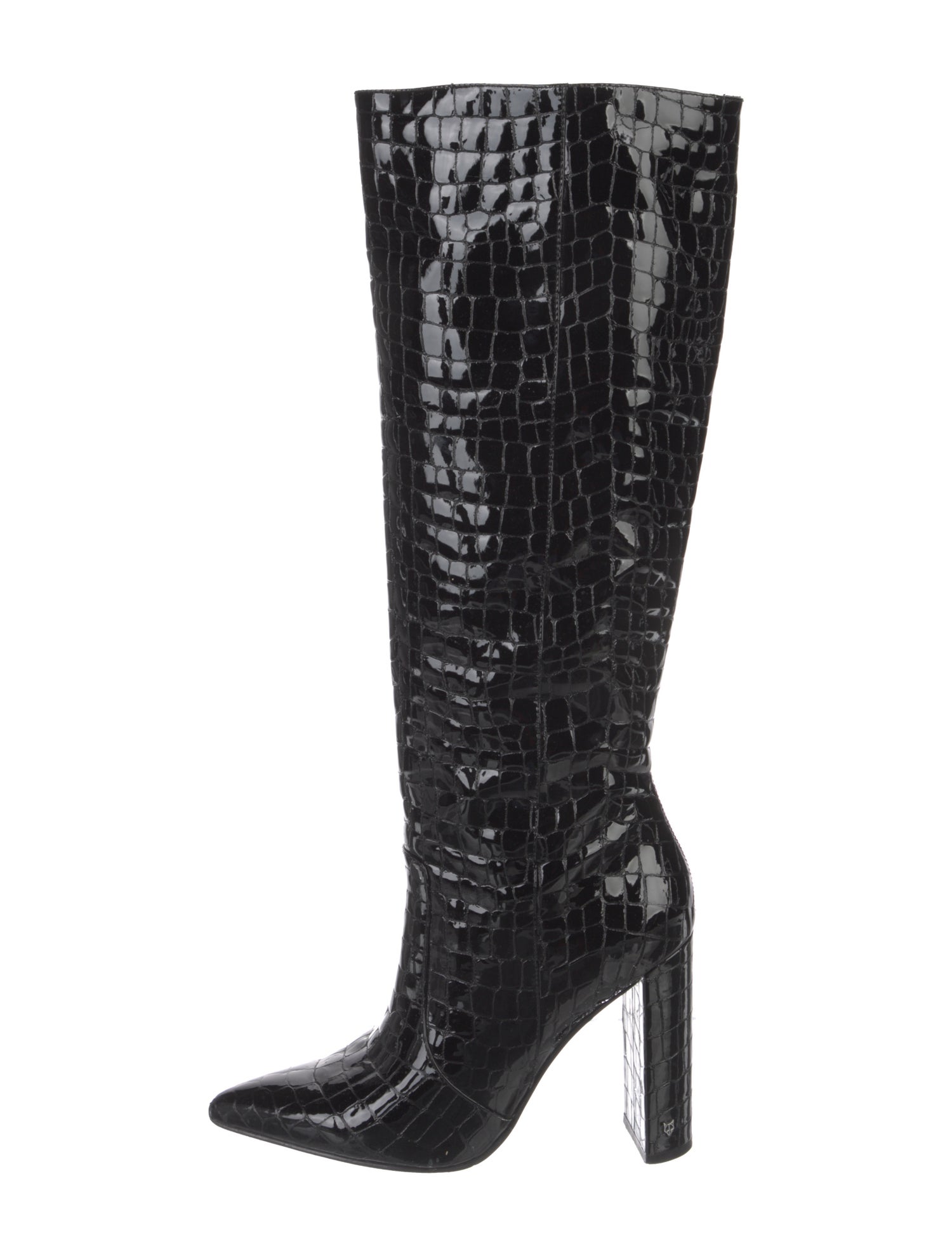 Naked Wolfe Patent Leather Boots