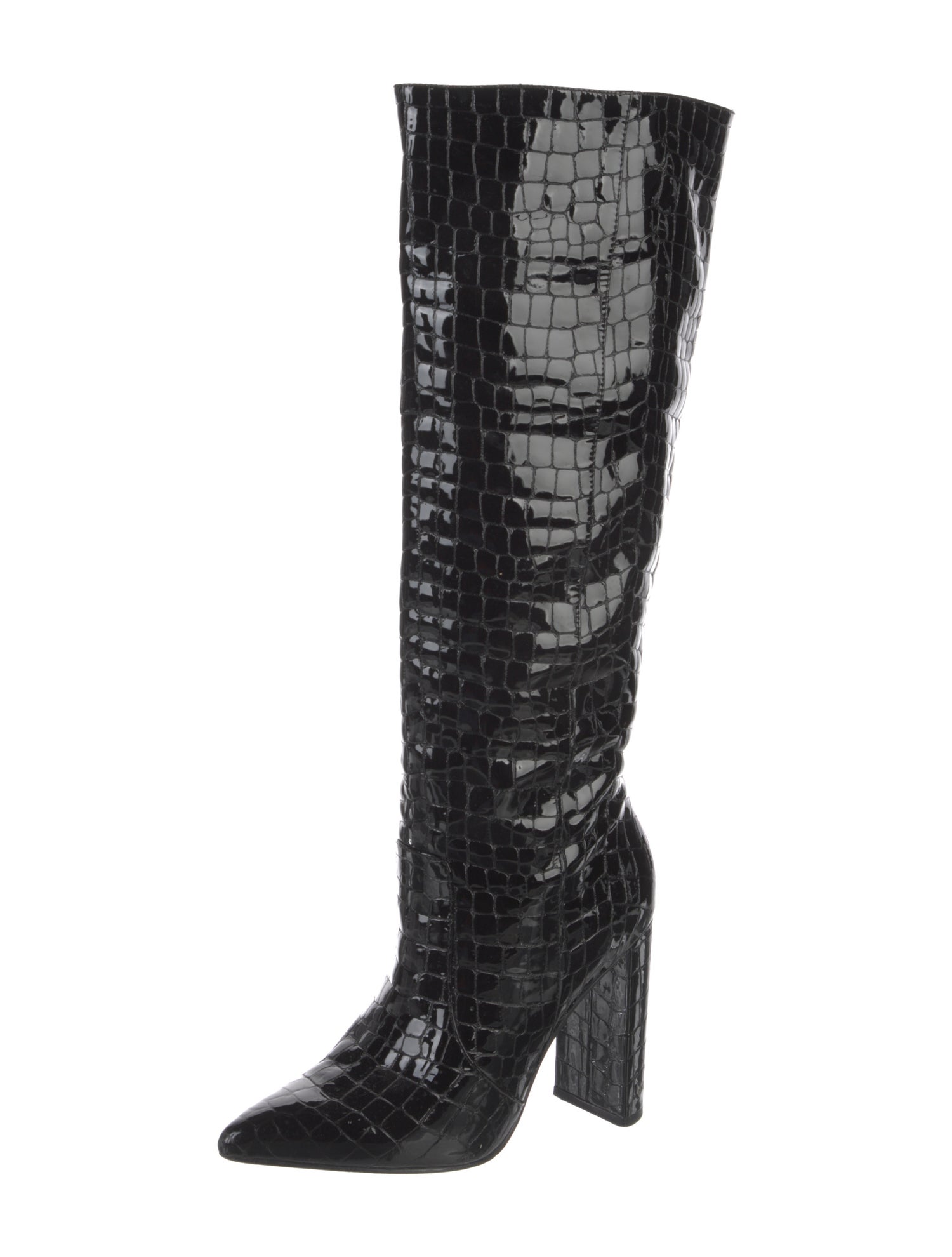 Naked Wolfe Patent Leather Boots