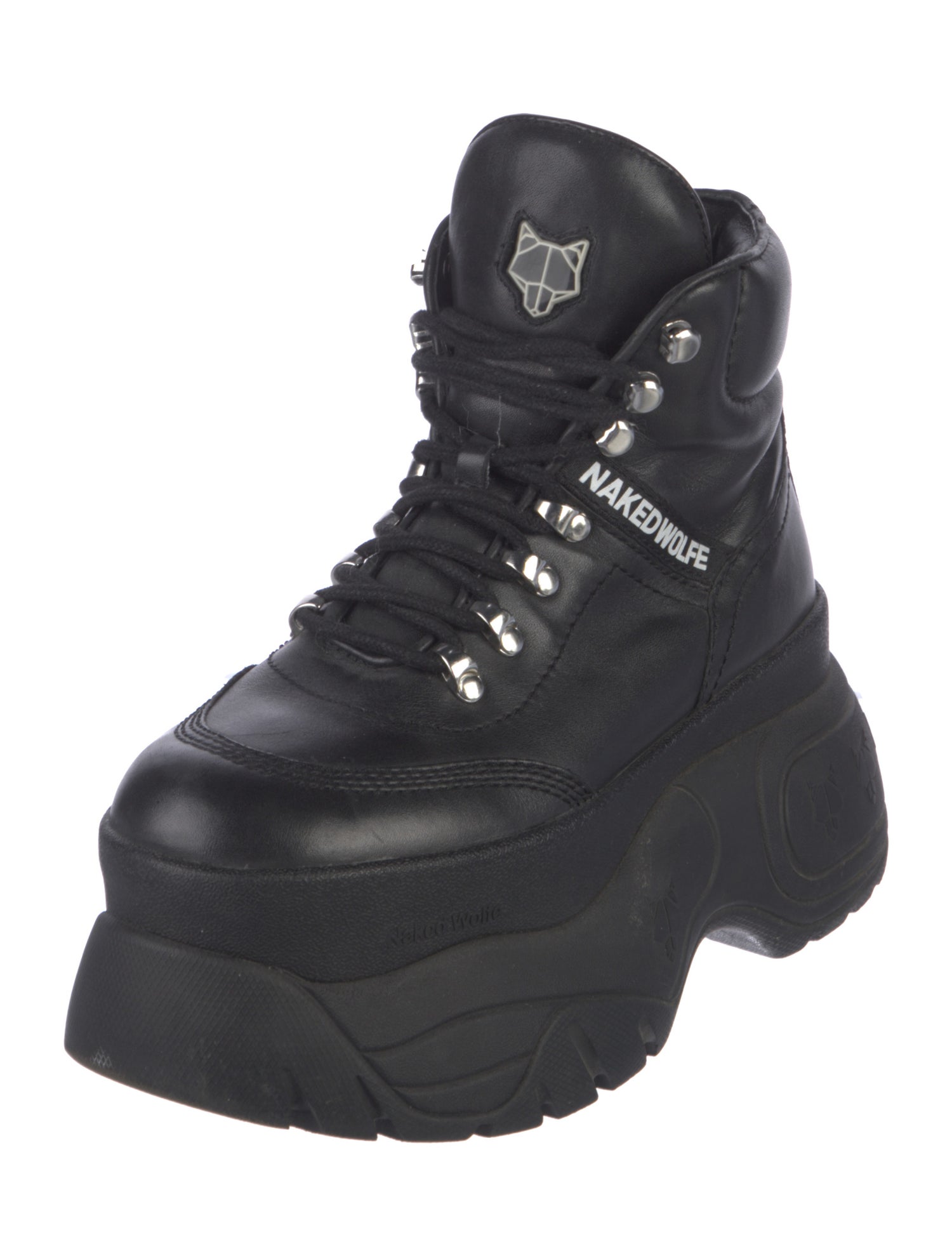 Naked Wolfe Leather Combat Boots