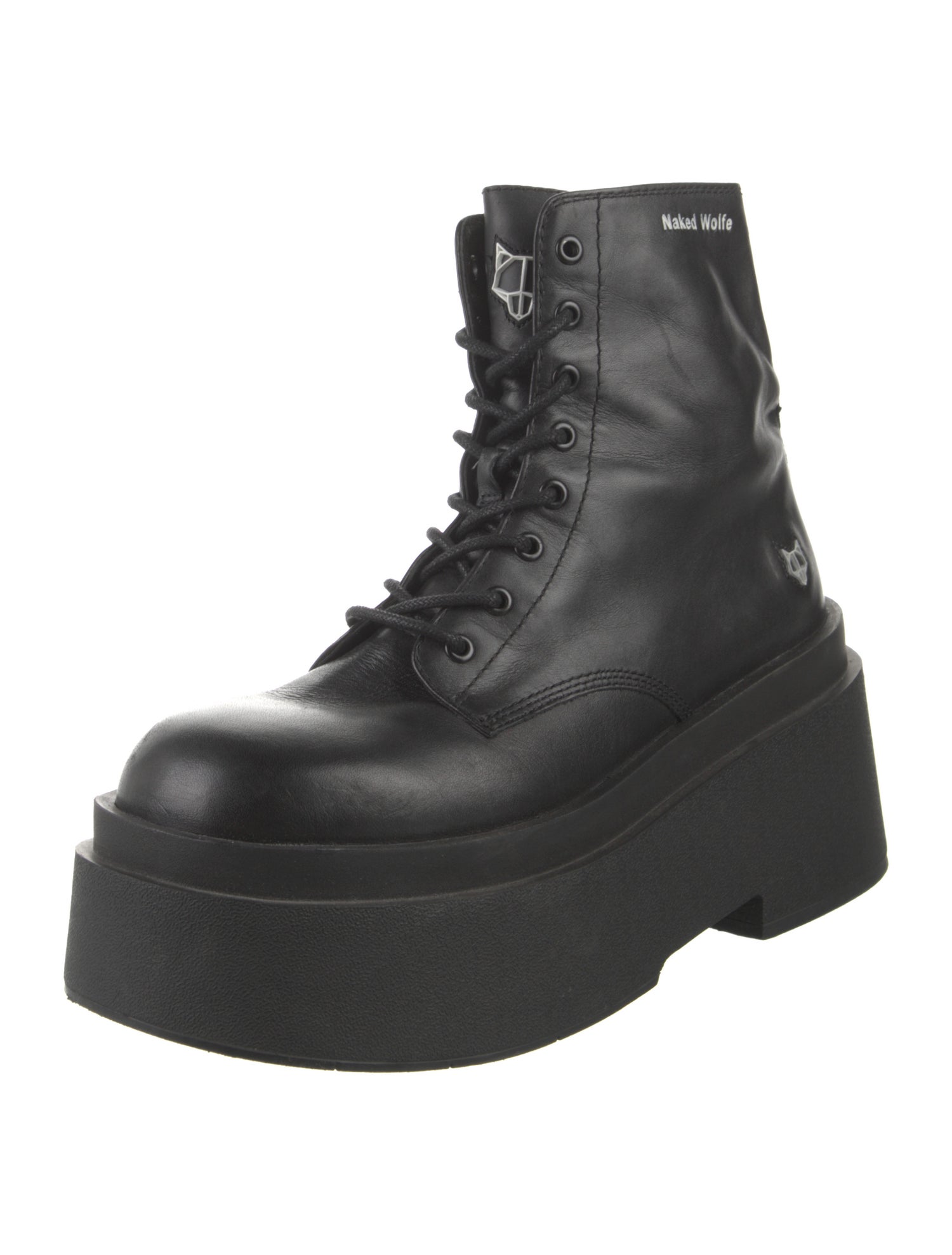 Naked Wolfe Leather Combat Boots