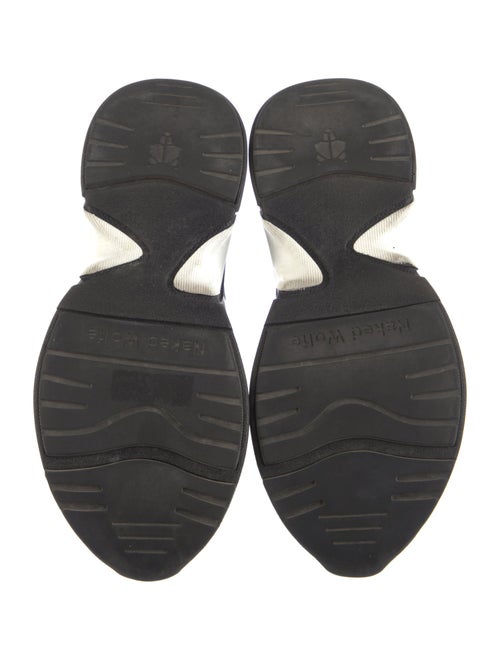 Naked Wolfe Leather Printed Chunky Sneakers