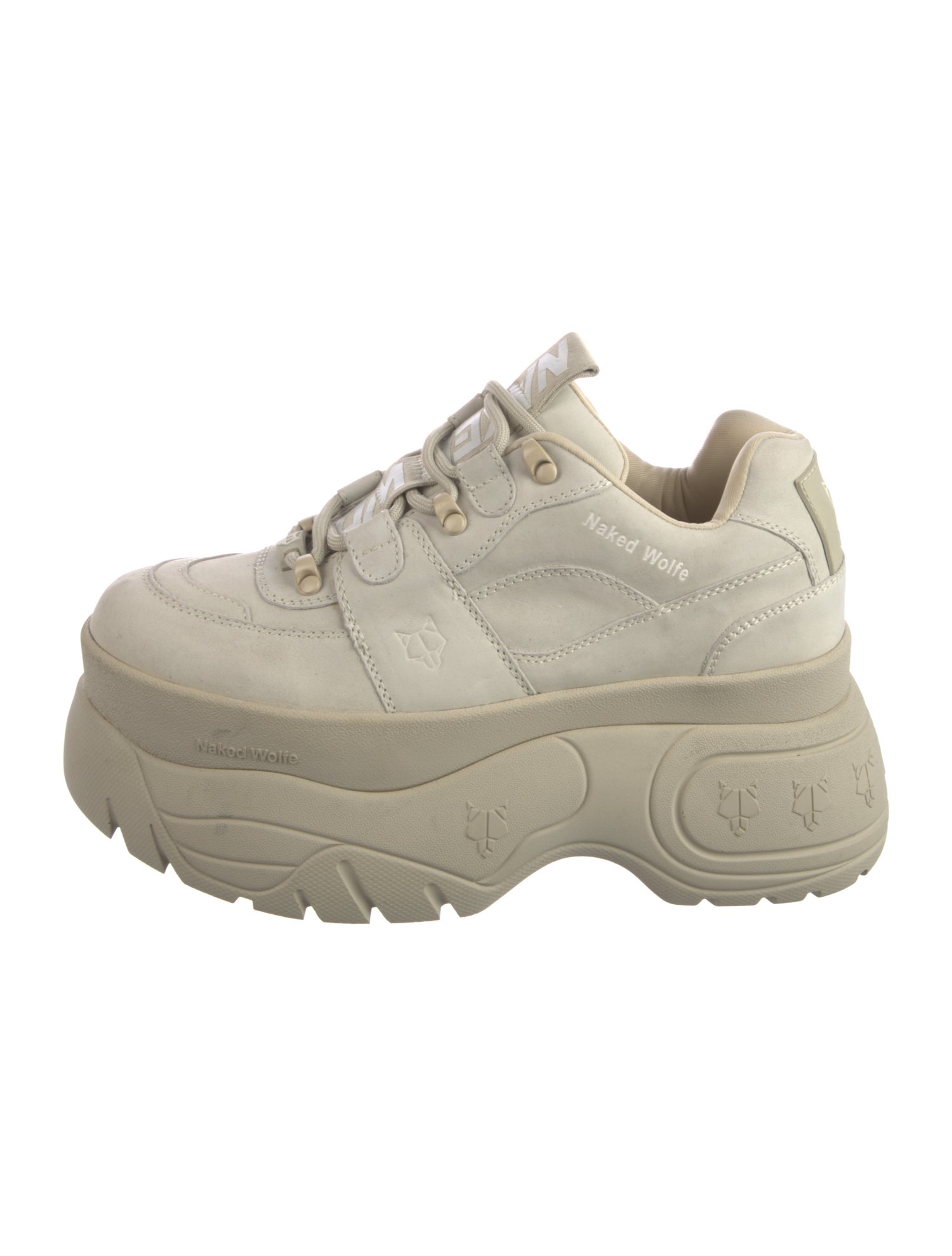 Naked Wolfe Leather Chunky Sneakers