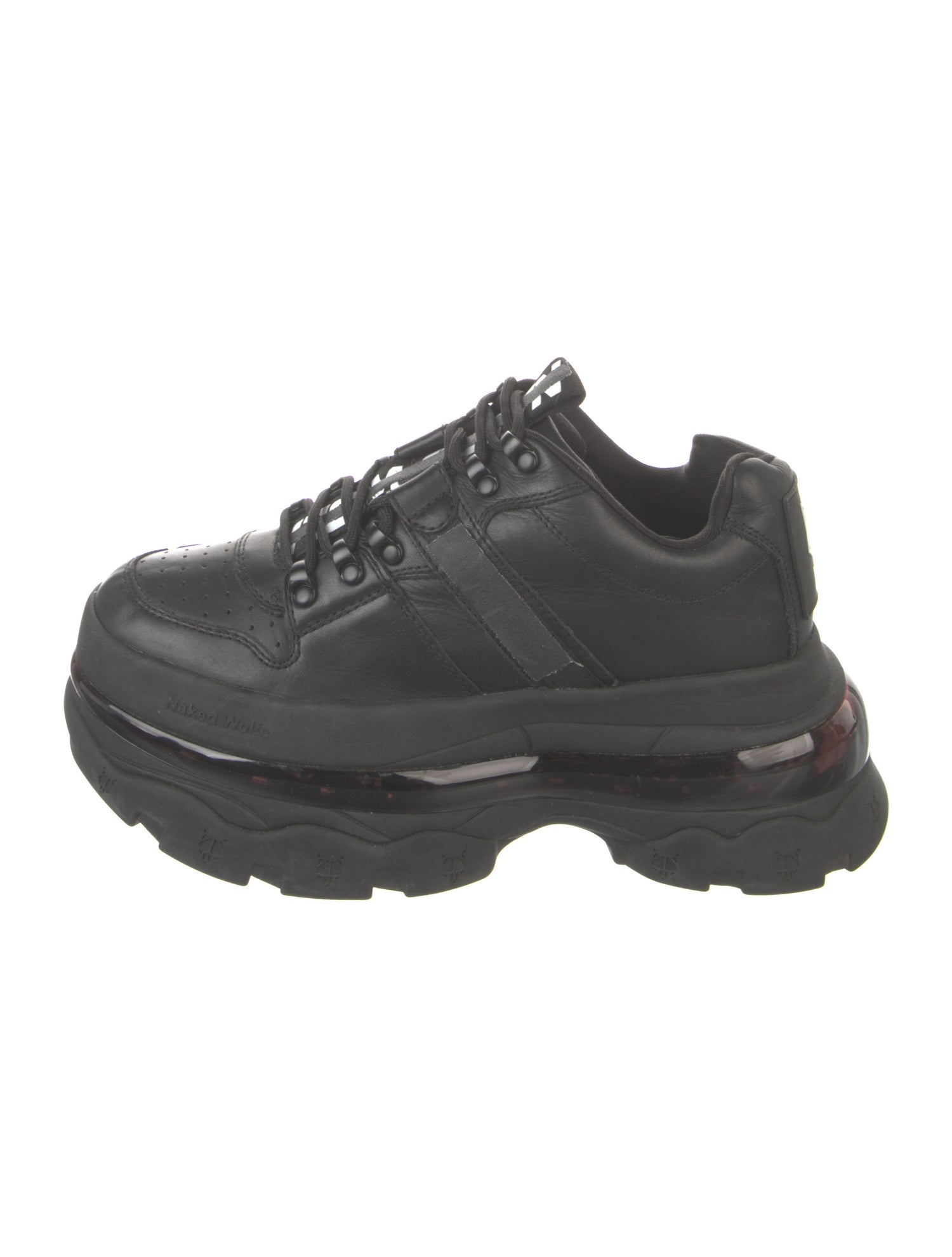 Naked Wolfe Leather Chunky Sneakers