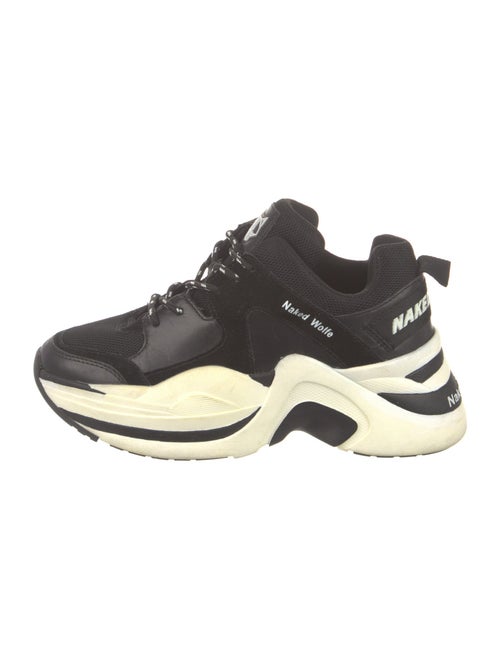 Naked Wolfe Mesh Graphic Print Chunky Sneakers