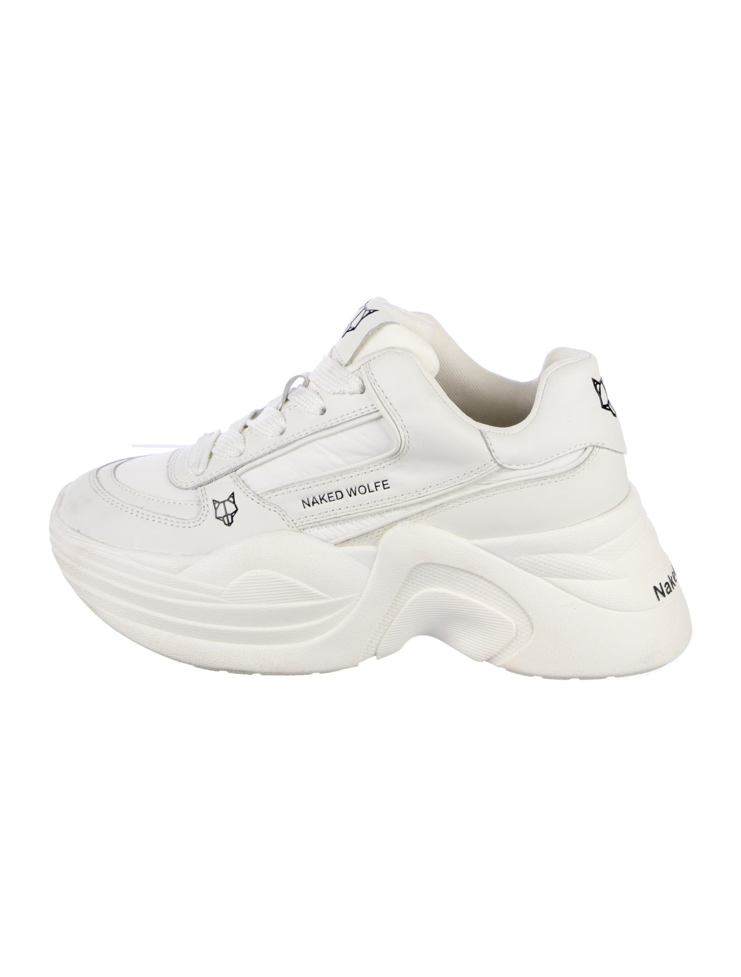 Naked Wolfe Leather Chunky Sneakers