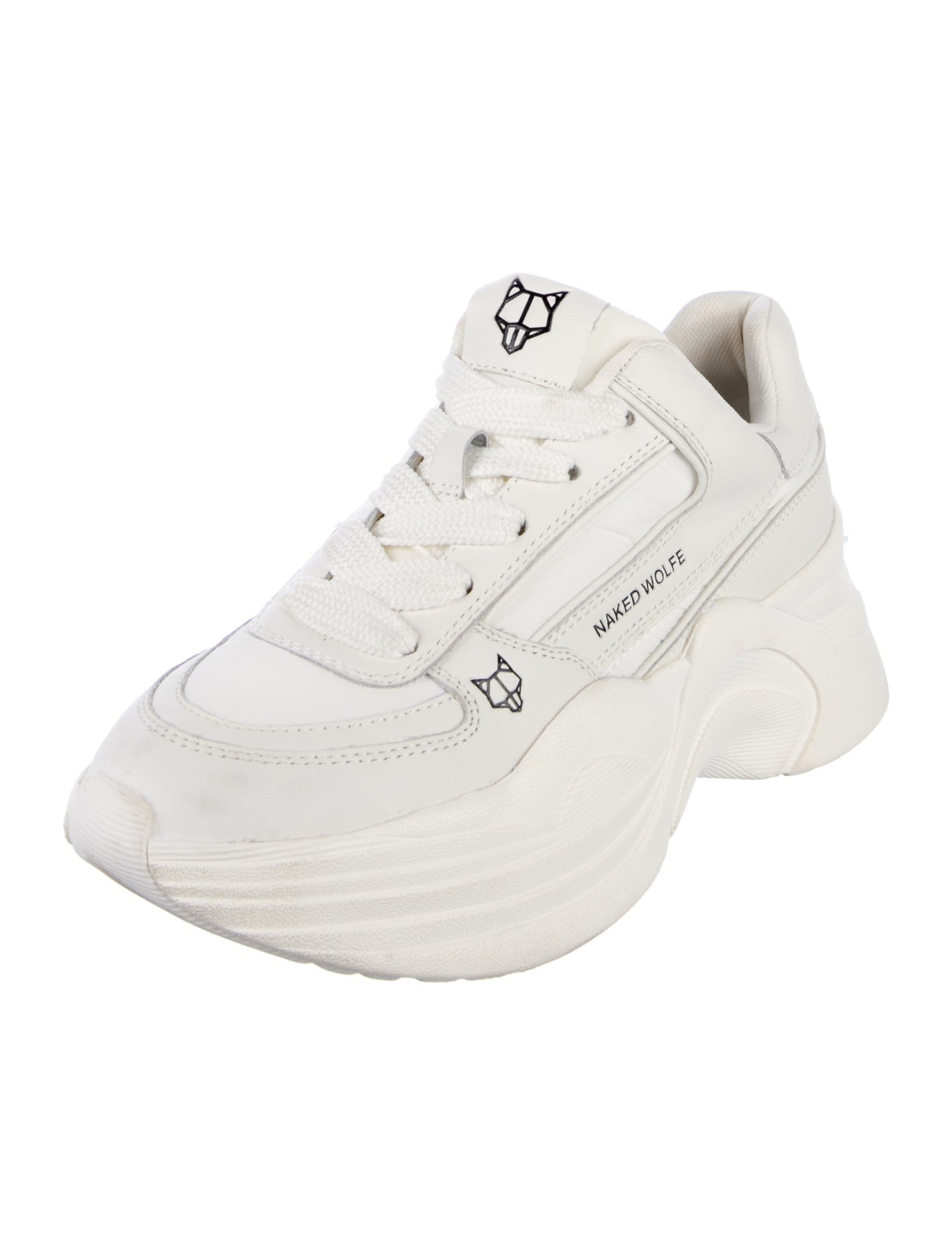 Naked Wolfe Leather Chunky Sneakers