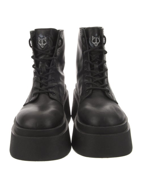 Naked Wolfe Leather Combat Boots