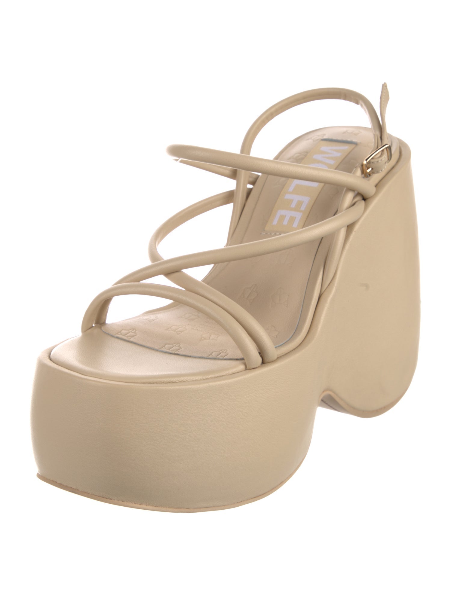 Naked Wolfe Leather Slingback Sandals