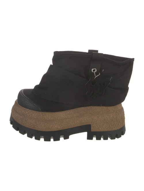 Naked Wolfe Colorblock Pattern Rain Boots