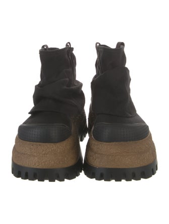 Naked Wolfe Colorblock Pattern Rain Boots