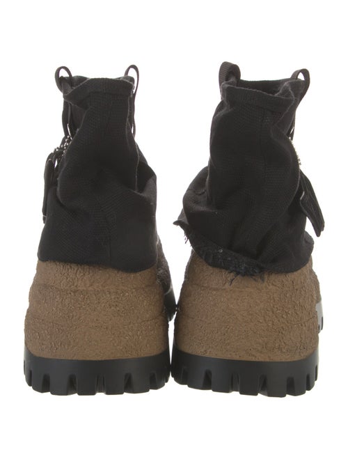 Naked Wolfe Colorblock Pattern Rain Boots