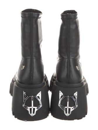 Naked Wolfe Leather Combat Boots