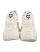 Naked Wolfe Leather Embroidered Accent Chunky Sneakers