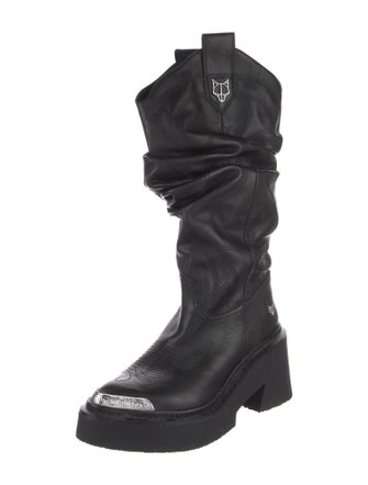 Naked Wolfe Leather Slouch Boots