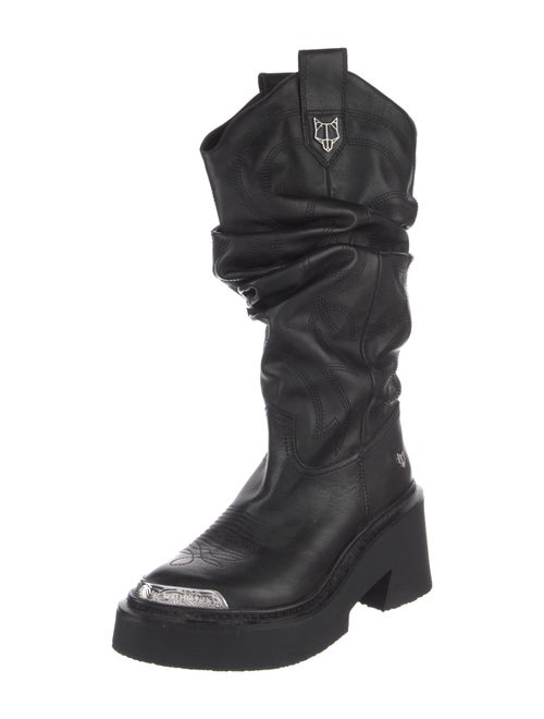 Naked Wolfe Leather Slouch Boots