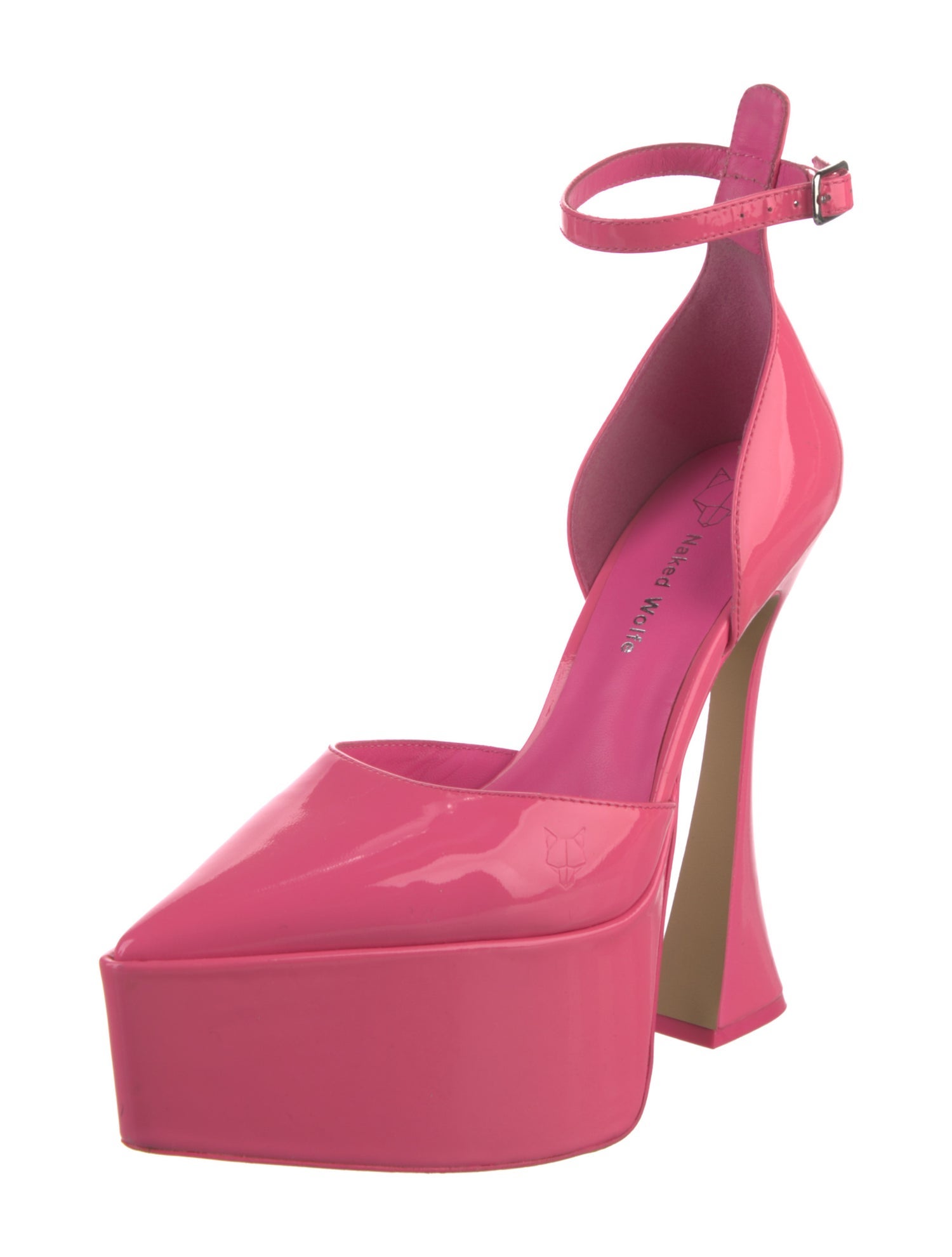 Naked Wolfe Patent Leather D'Orsay Pumps