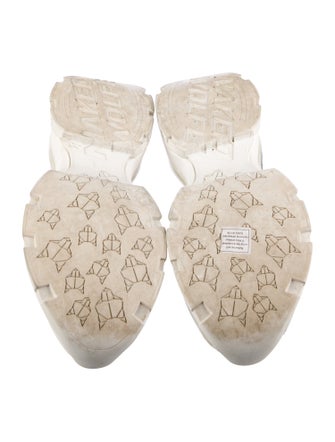 Naked Wolfe Leather Colorblock Pattern Chunky Sneakers