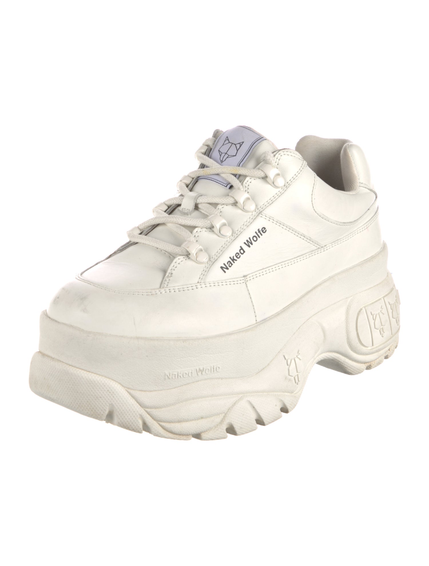 Naked Wolfe Leather Chunky Sneakers