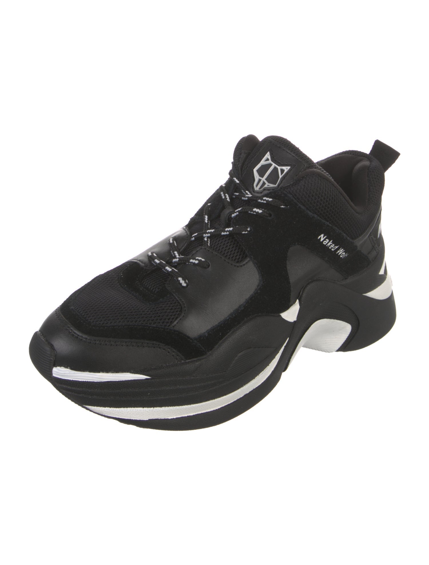 Naked Wolfe Leather Chunky Sneakers