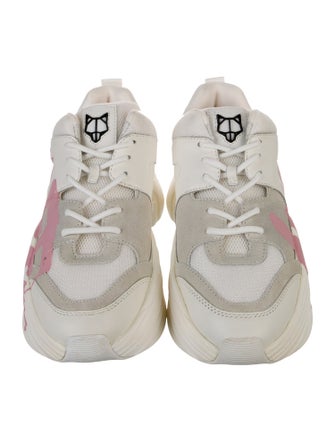 Naked Wolfe Mesh Graphic Print Chunky Sneakers