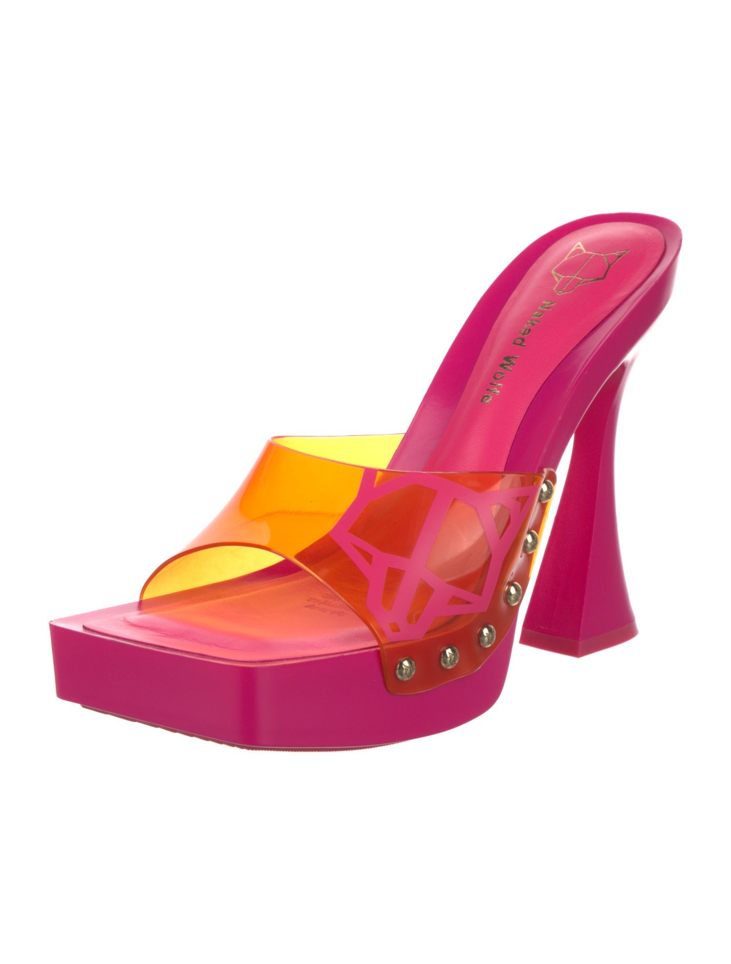 Naked Wolfe Studded Accents Slides