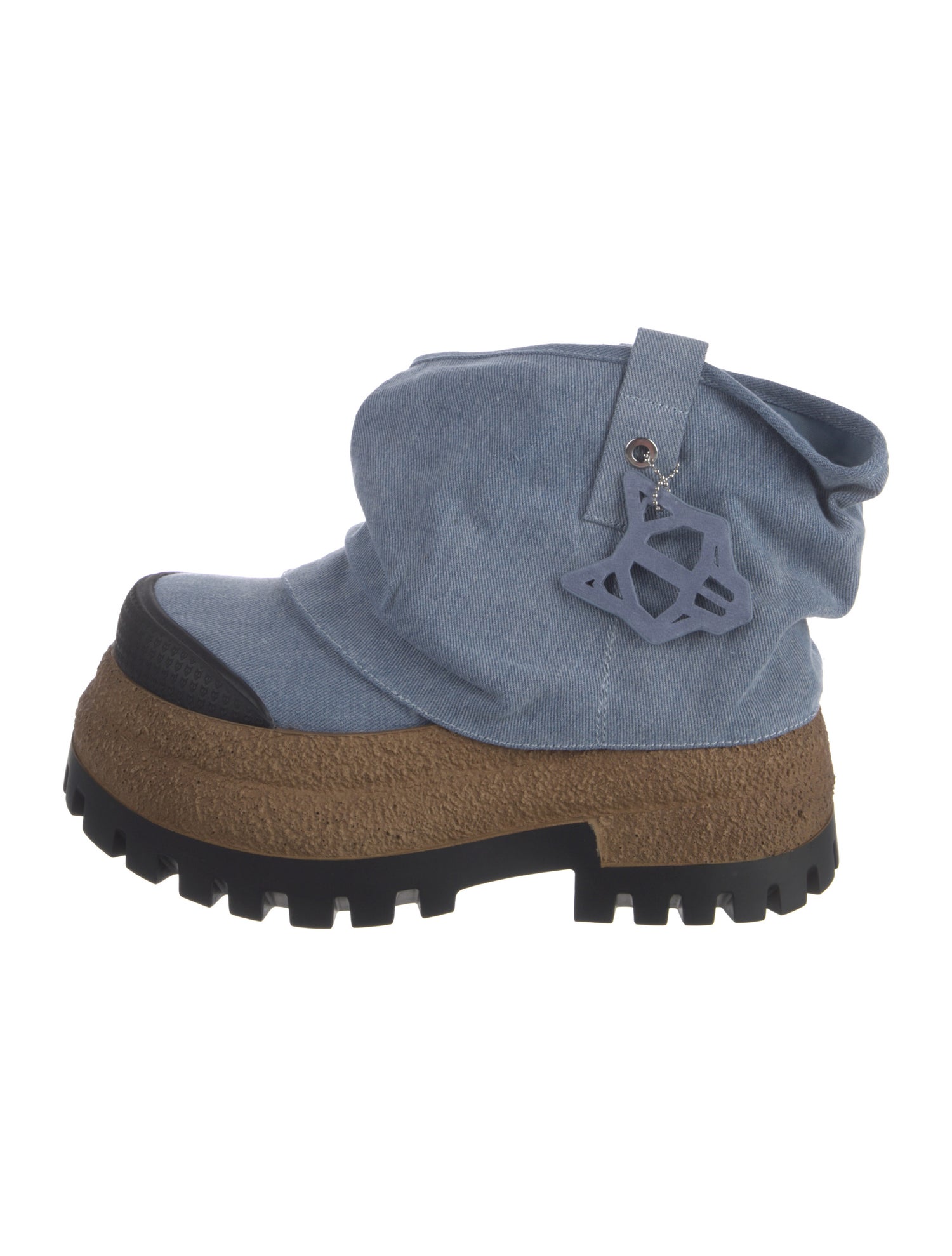 Naked Wolfe Denim Rain Boots