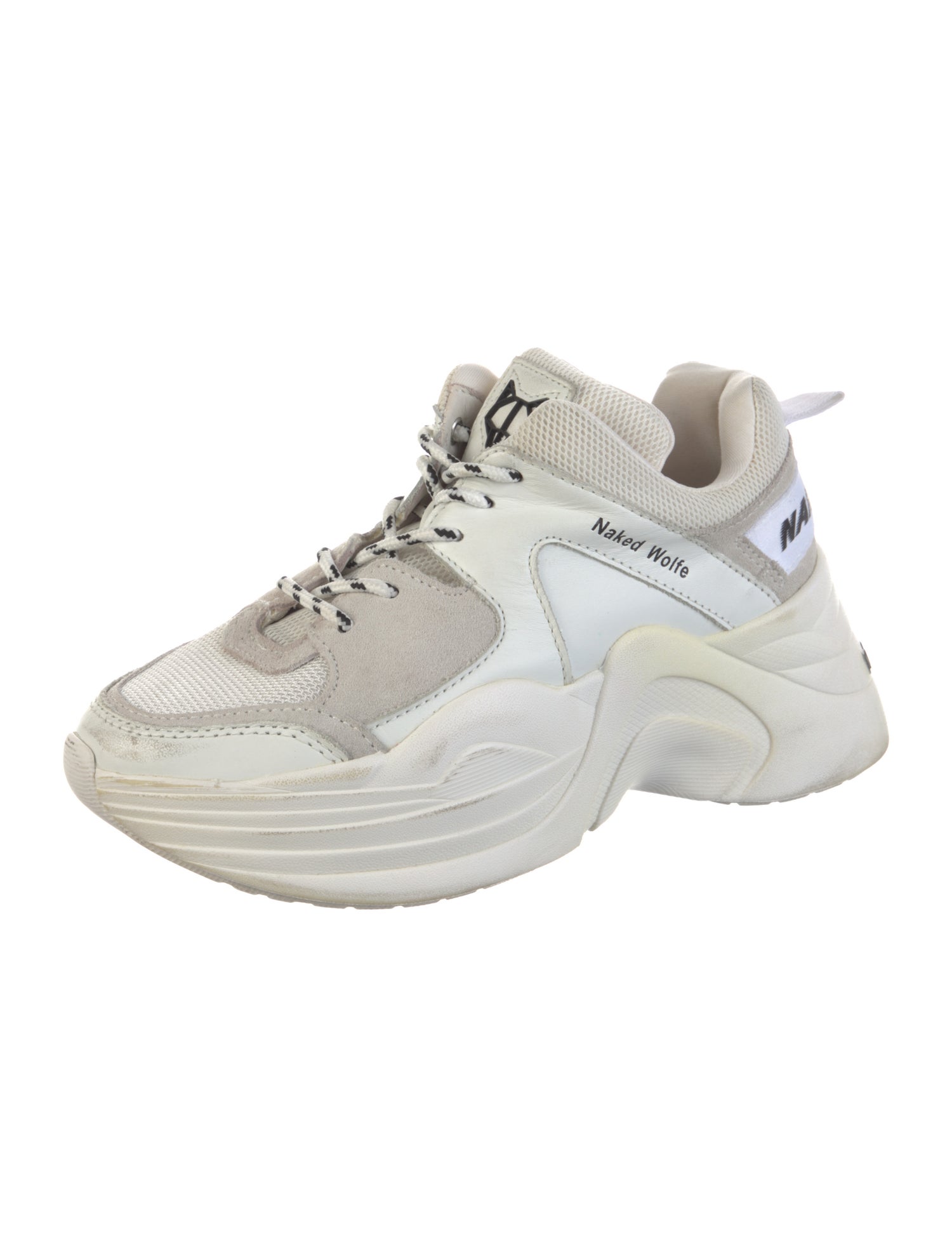 Naked Wolfe Leather Chunky Sneakers