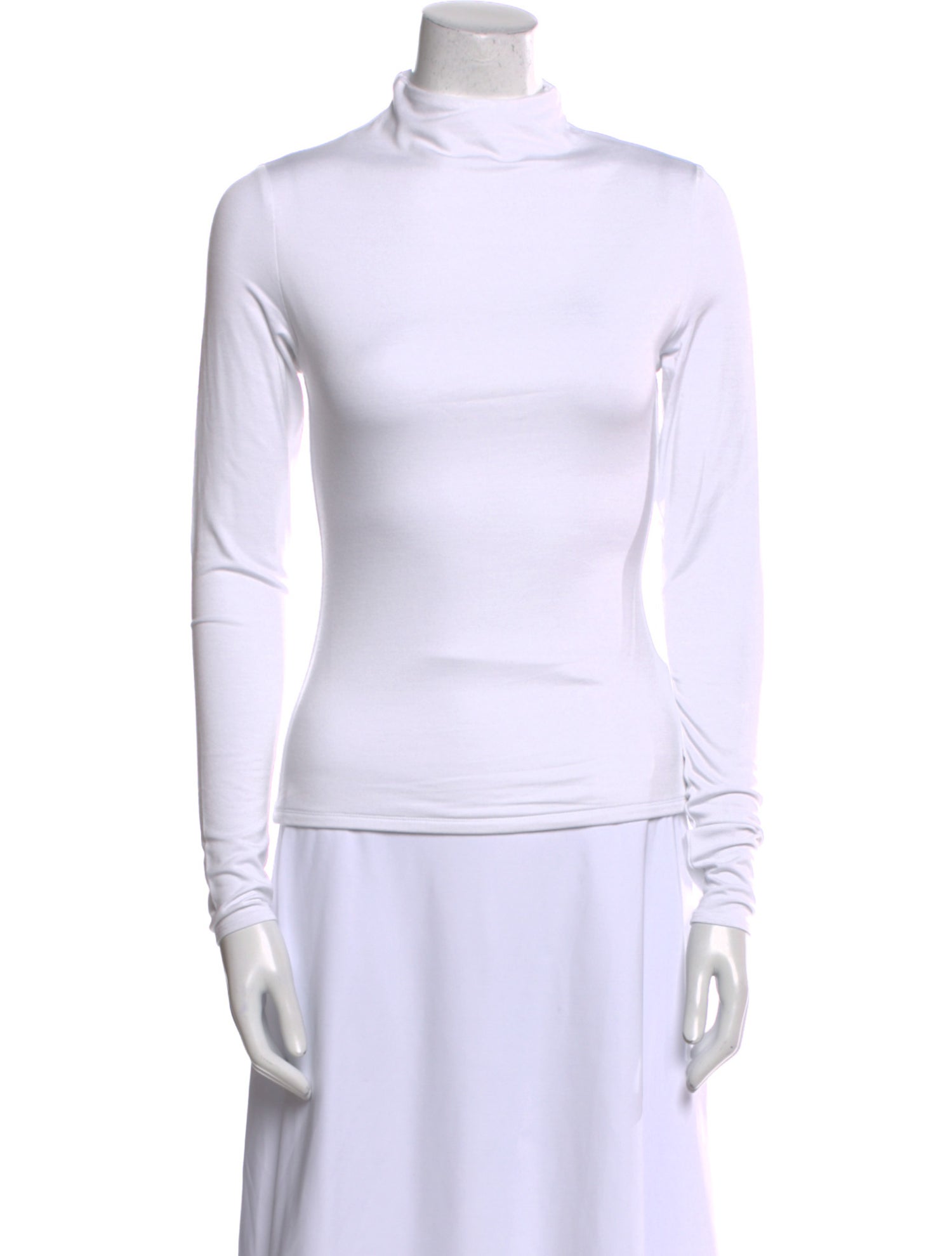 Naked Wolfe Mock Neck Long Sleeve Top