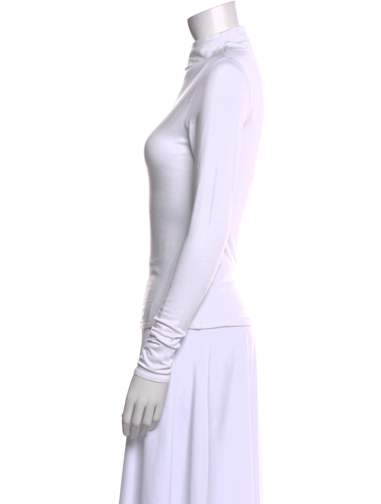 Naked Wolfe Mock Neck Long Sleeve Top