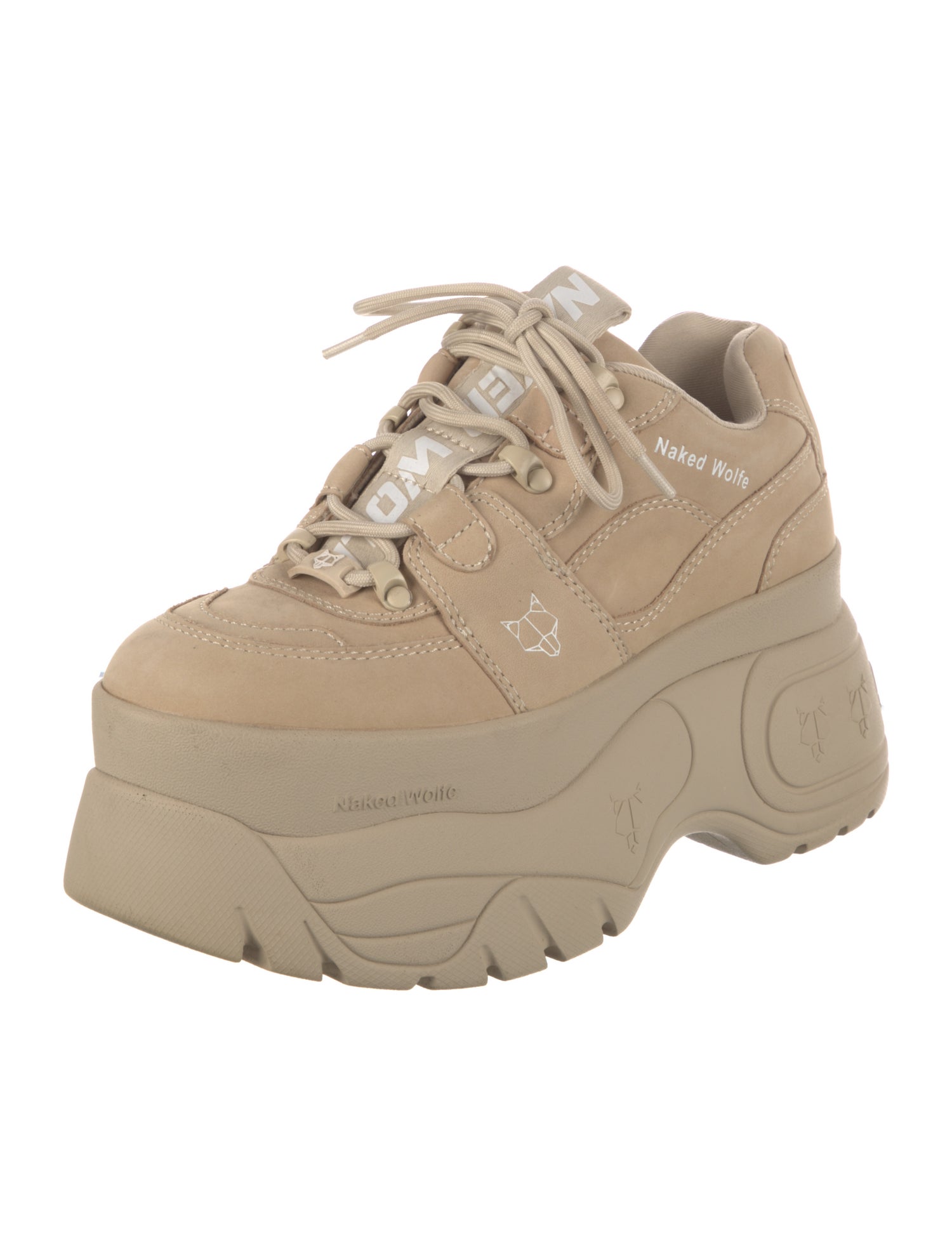 Naked Wolfe Leather Chunky Sneakers