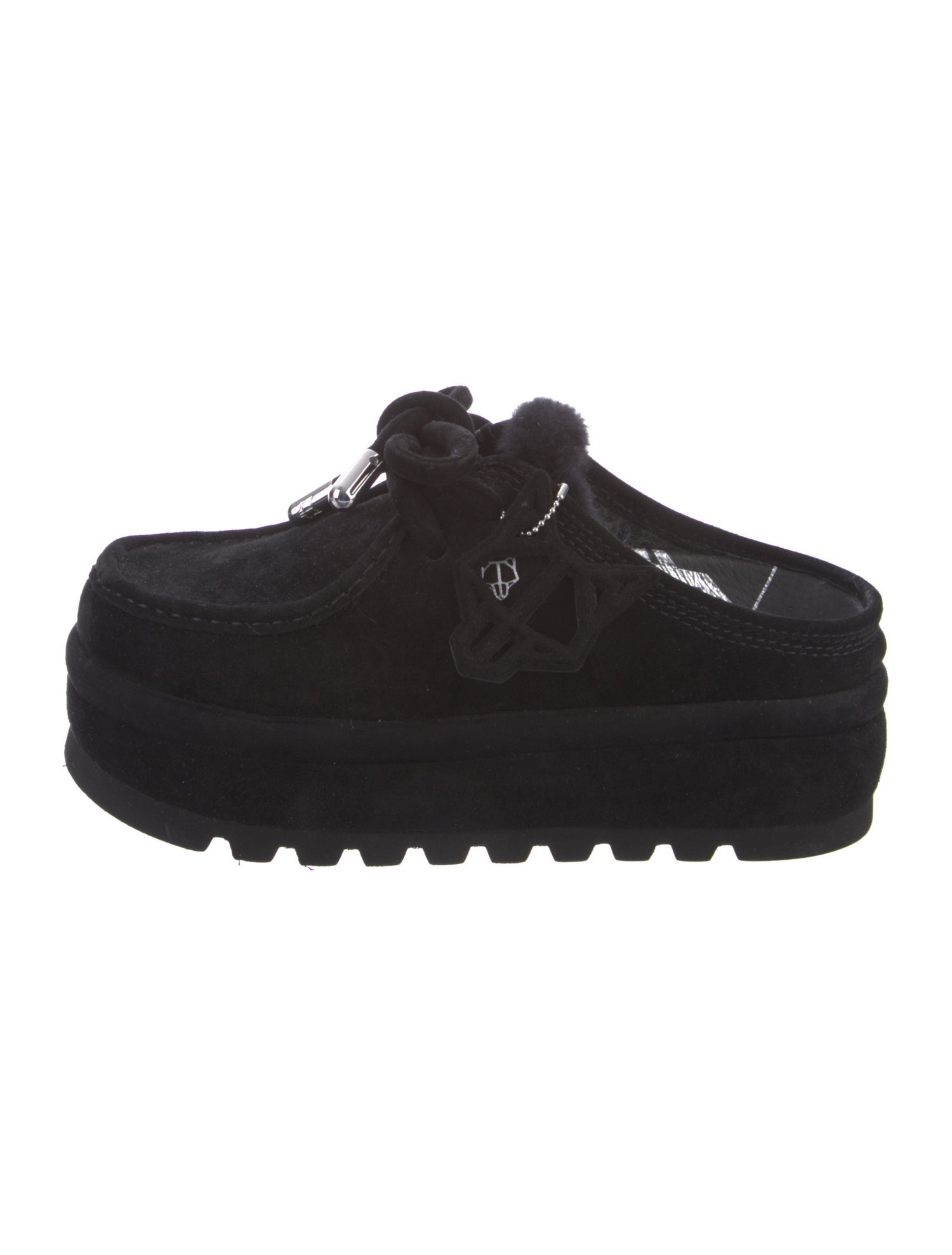 Naked Wolfe Suede Mules