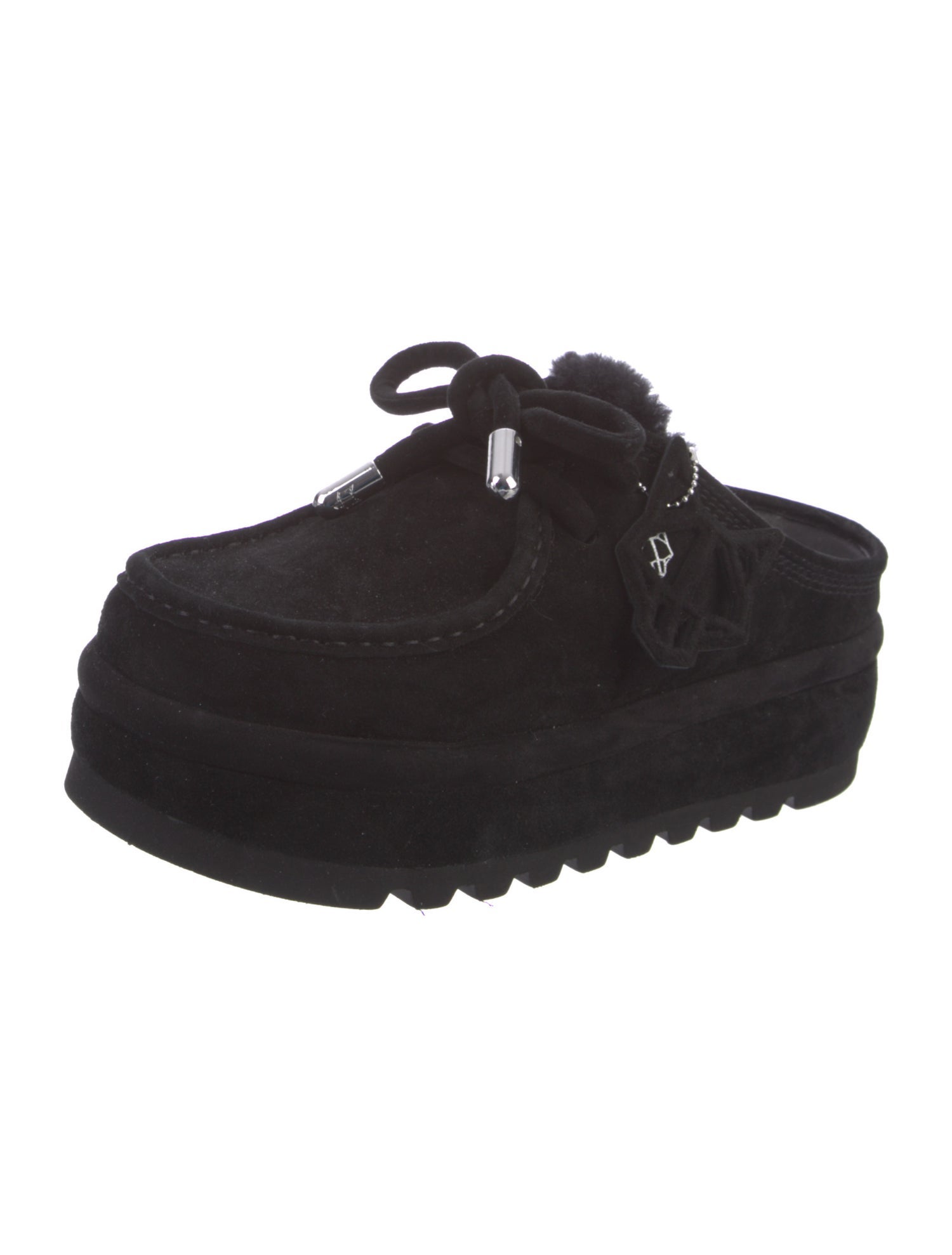 Naked Wolfe Suede Mules