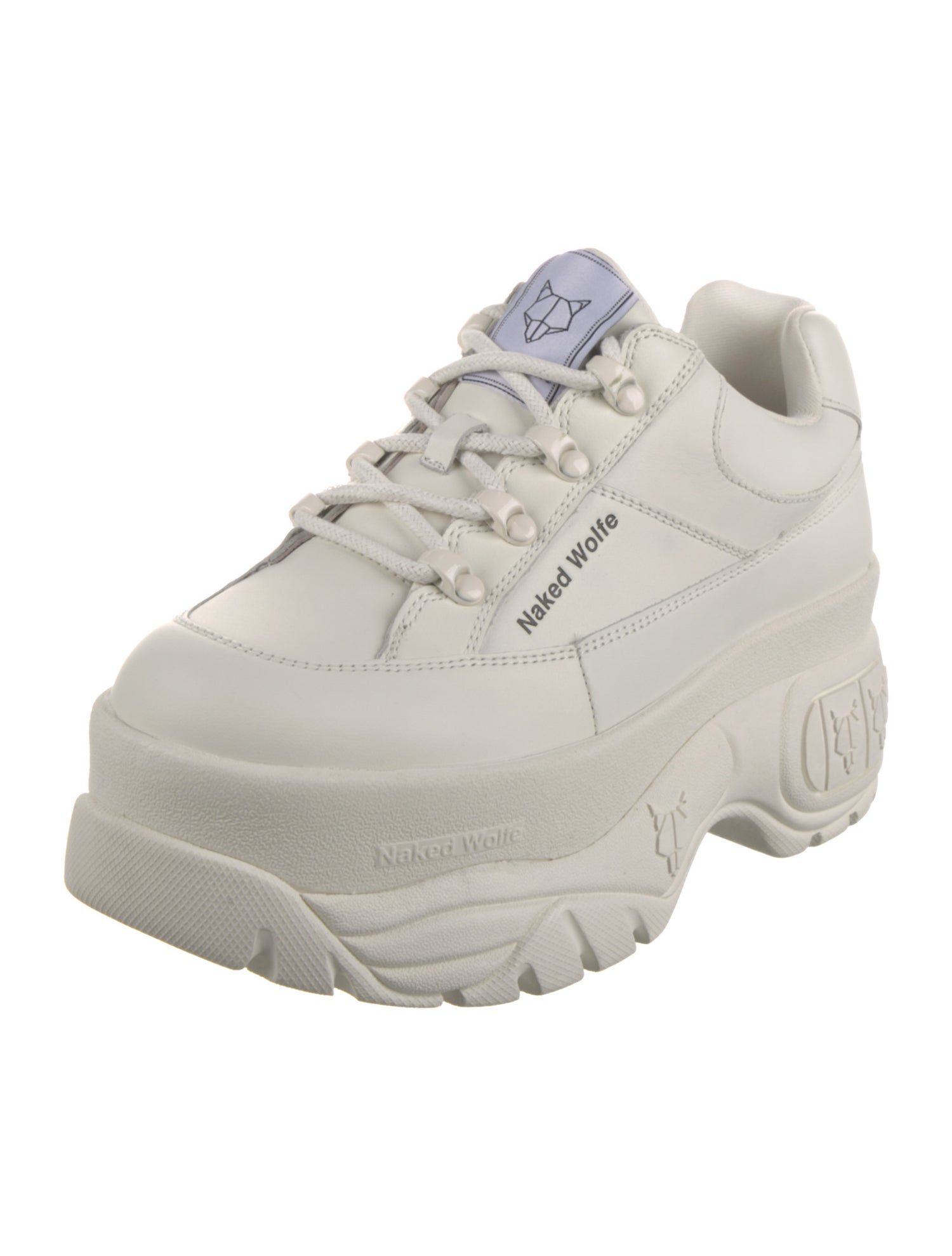 Naked Wolfe Leather Wedge Sneakers w/ Tags