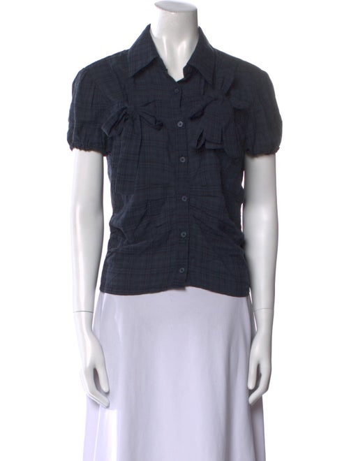 NKC Short Sleeve Button-Up Top