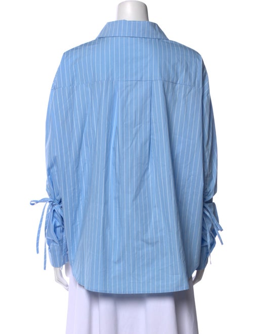 NKC Striped Long Sleeve Button-Up Top