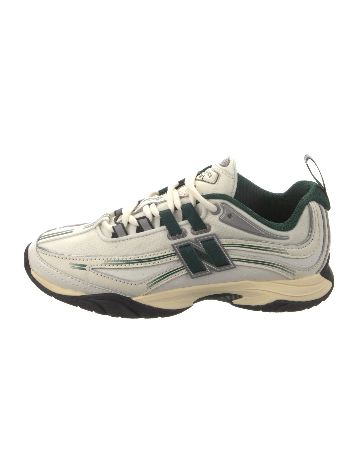 New Balance x Amine Leather Colorblock Pattern Athletic Sneakers