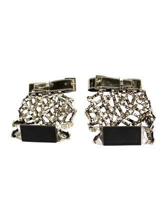 noir kei ninomiya Leather Studded Accents Sandals