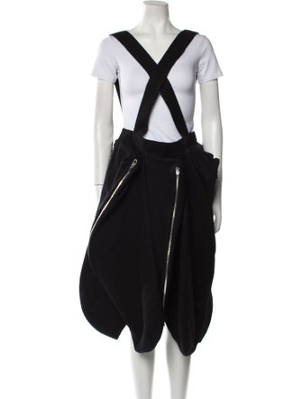 noir kei ninomiya Pleated Accents Skirt