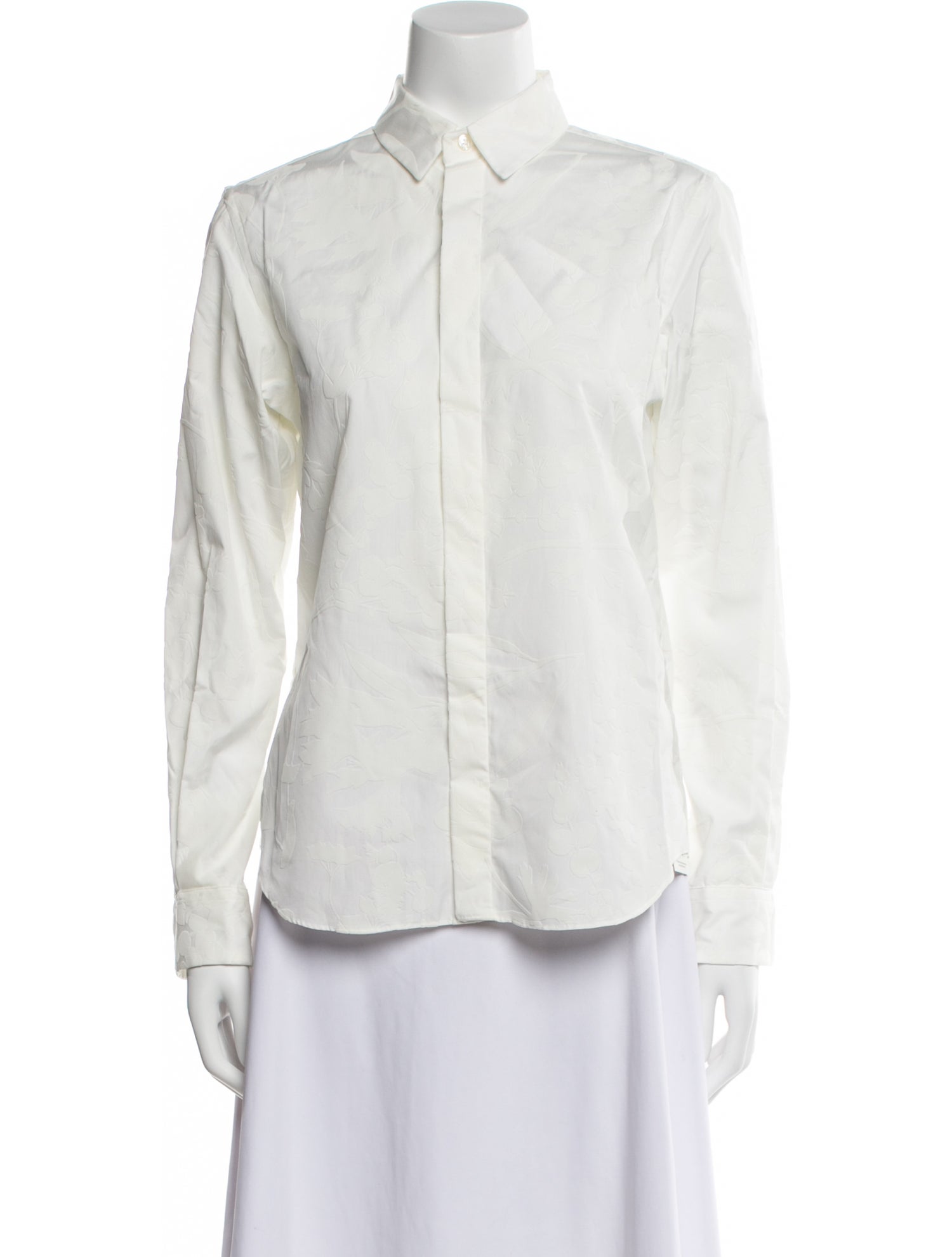 noir kei ninomiya Long Sleeve Button-Up Top