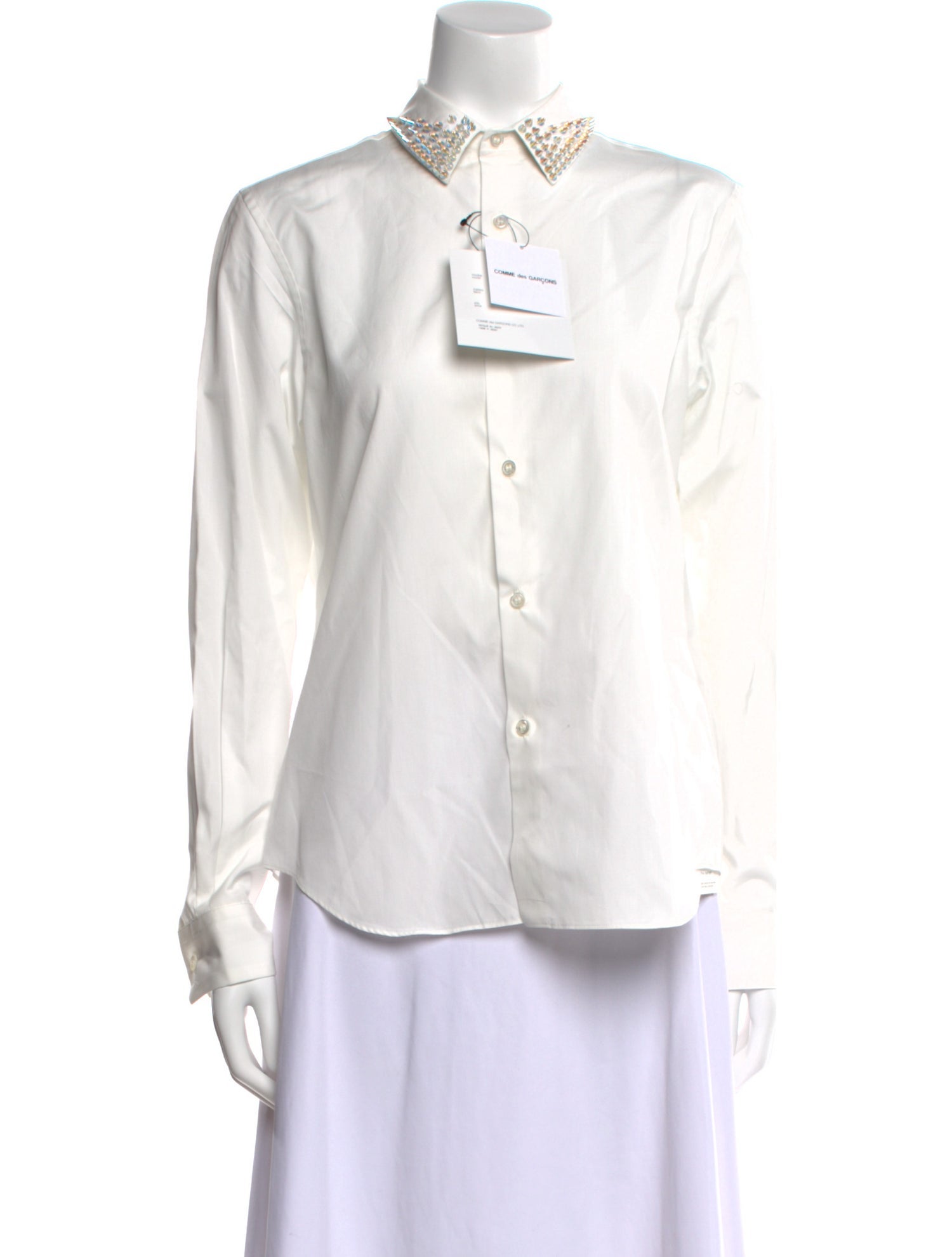 noir kei ninomiya Long Sleeve Button-Up Top