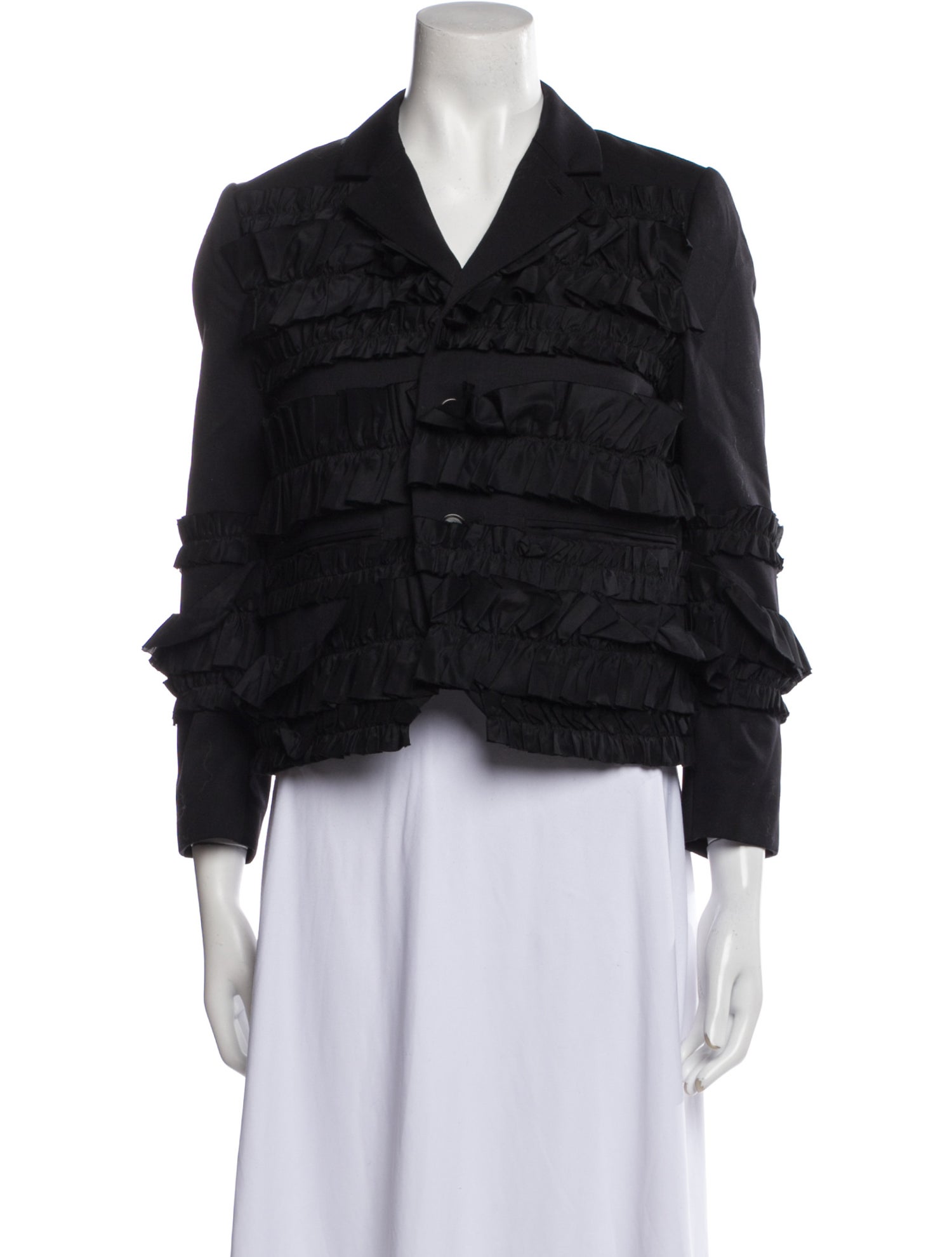 noir kei ninomiya Wool Plaid Print Jacket