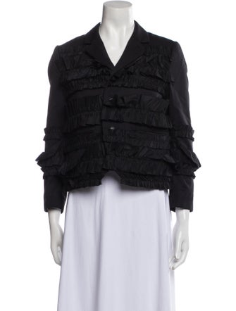 noir kei ninomiya Wool Plaid Print Jacket