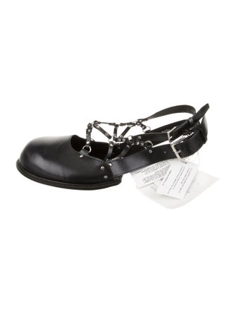 noir kei ninomiya leather toe strap shoe add-on