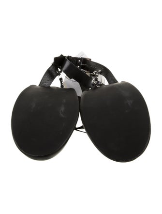 noir kei ninomiya leather toe strap shoe add-on