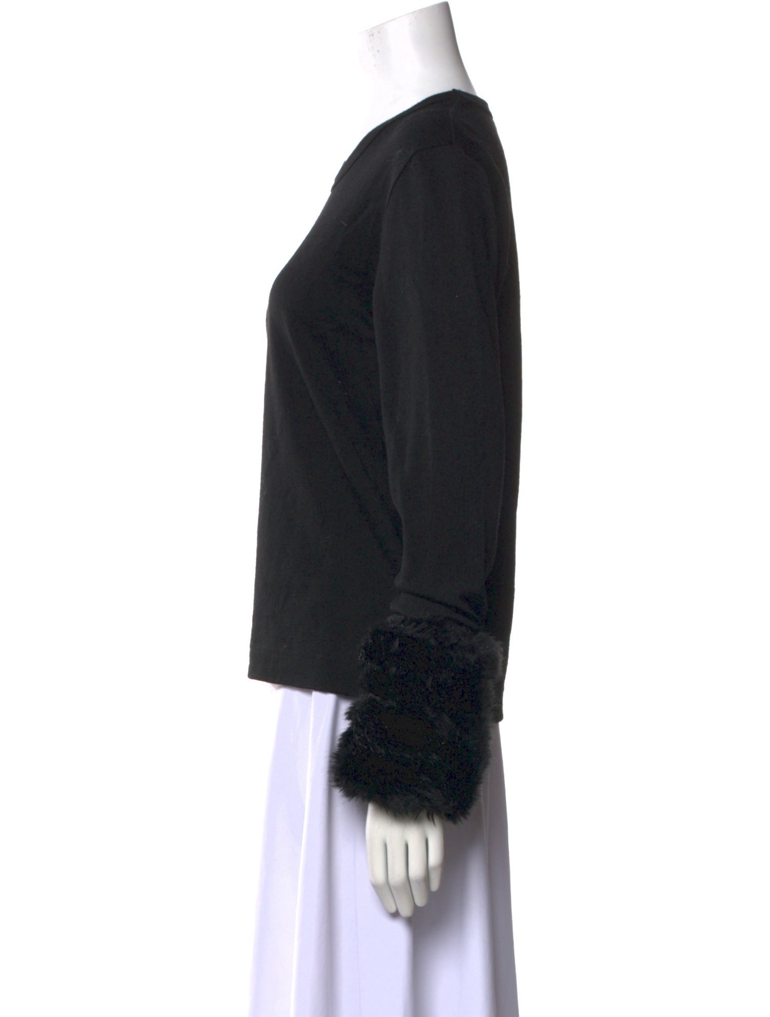 noir kei ninomiya Wool Crew Neck Sweatshirt