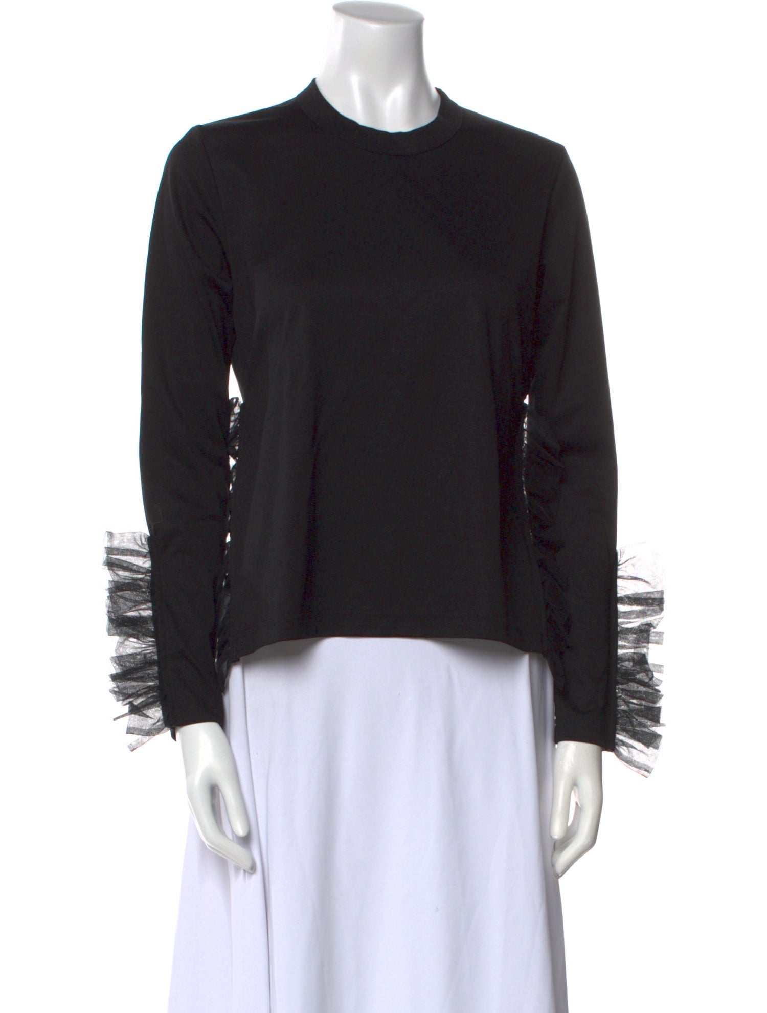 noir kei ninomiya Crew Neck Long Sleeve Sweatshirt