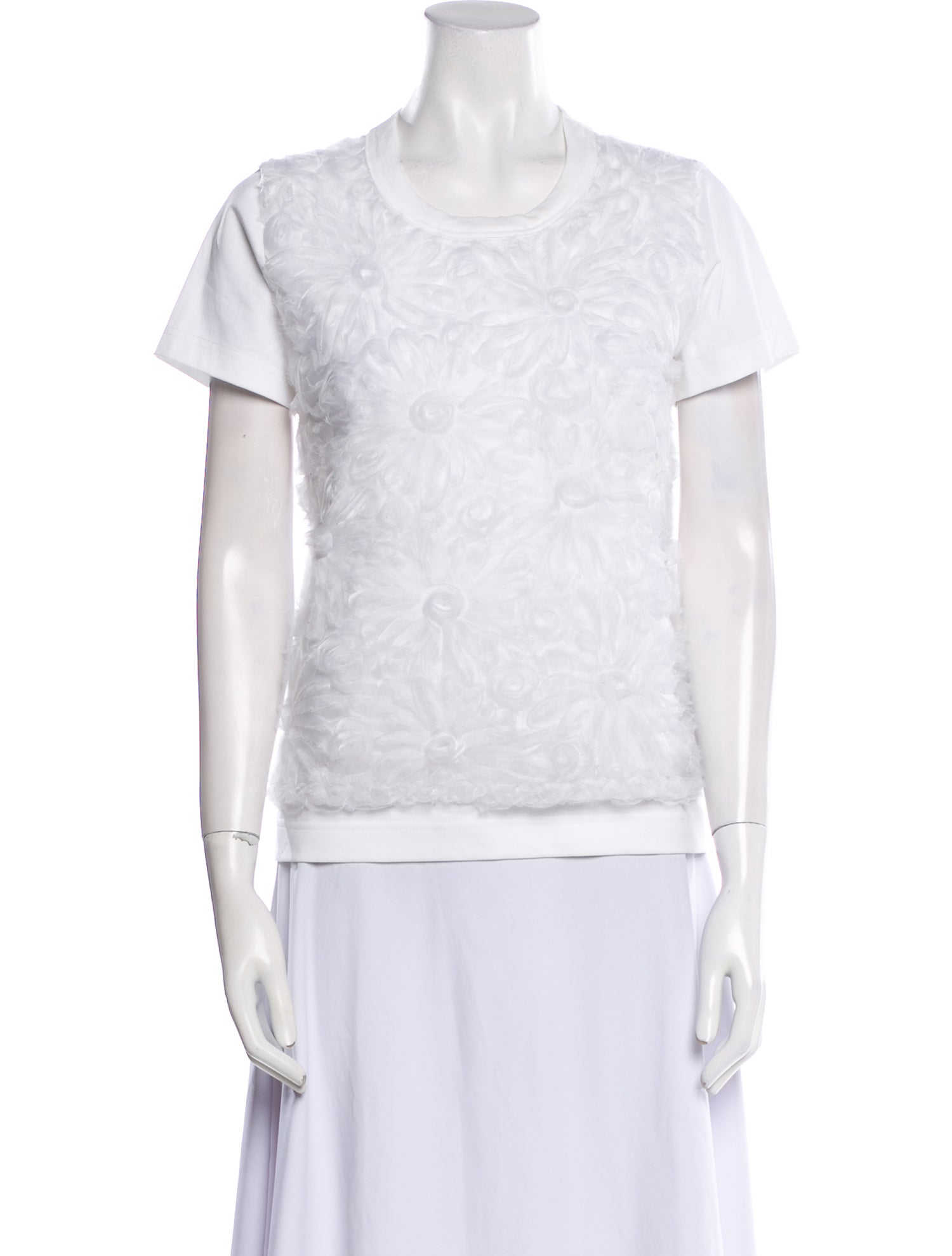 noir kei ninomiya Crew Neck Short Sleeve T-Shirt