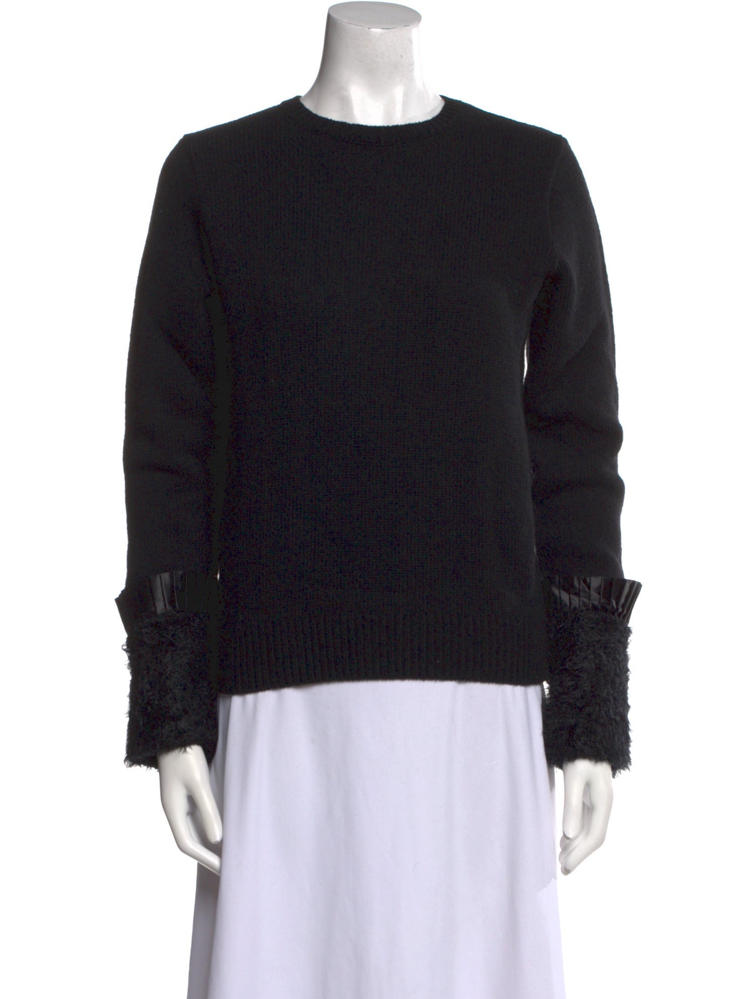 noir kei ninomiya Wool Crew Neck Sweater