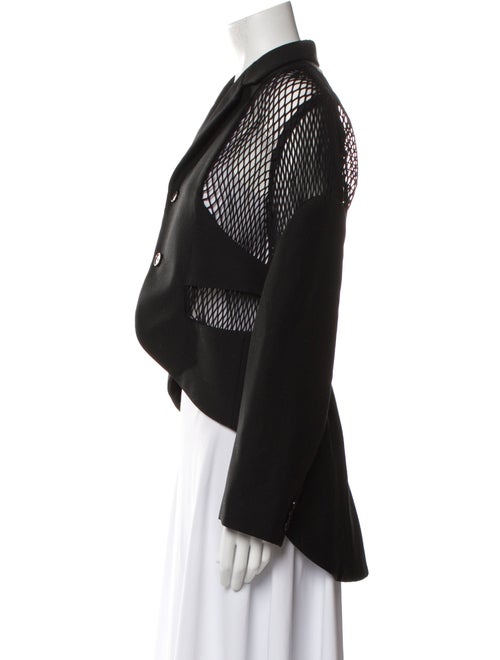 noir kei ninomiya Wool Lace Pattern Evening Jacket