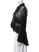 noir kei ninomiya Wool Lace Pattern Evening Jacket